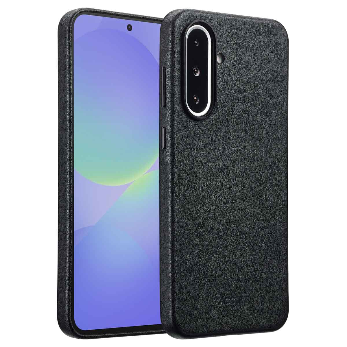 Accezz MagSafe Leather Backcover voor de Samsung Galaxy A36 / A56 - Onyx Black
