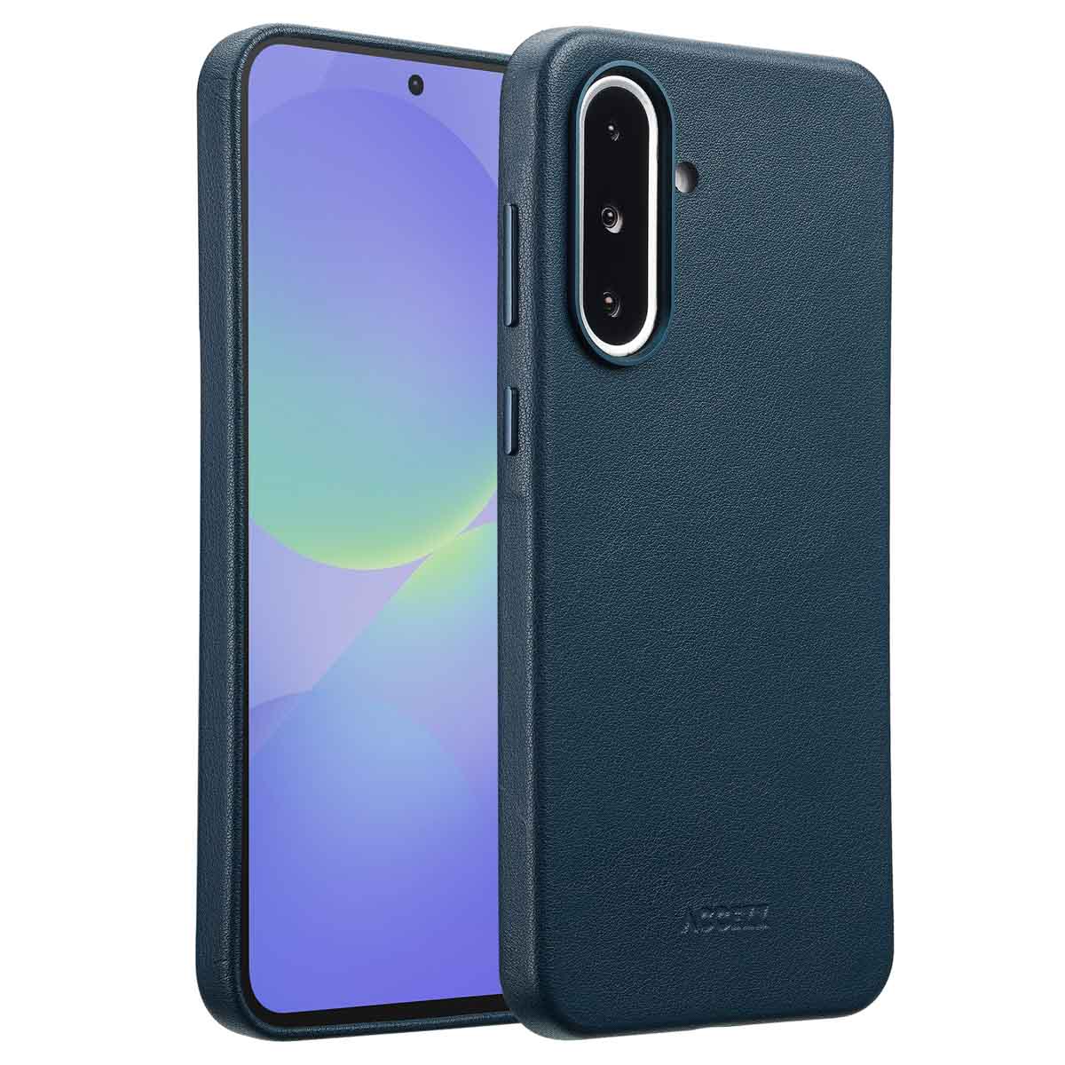 Accezz MagSafe Leather Backcover voor de Samsung Galaxy A36 / A56 - Nightfall Blue