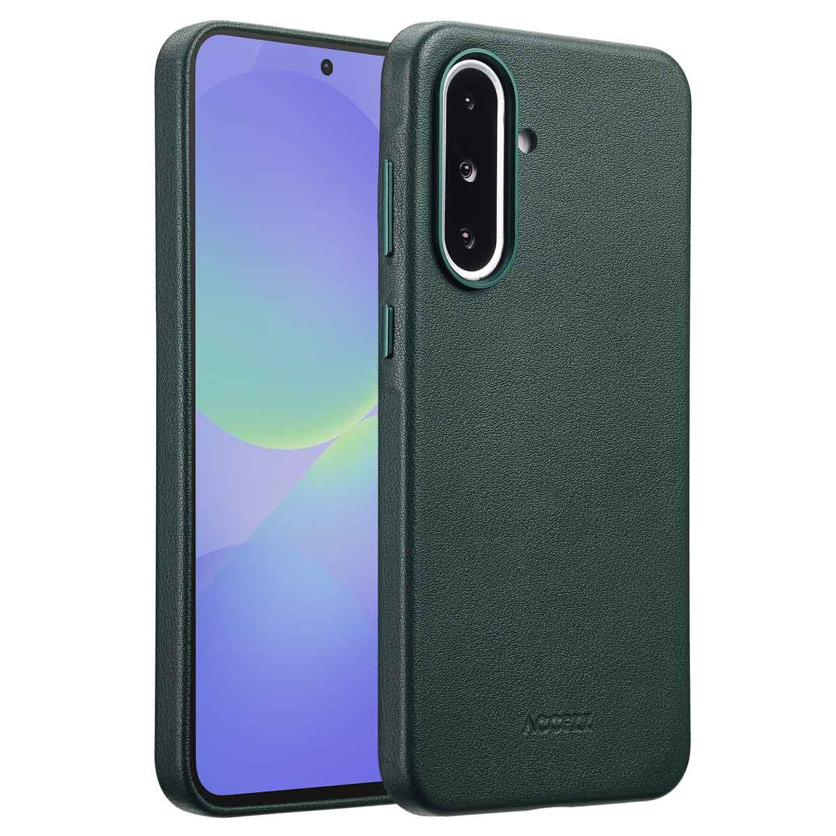 Accezz MagSafe Leather Backcover voor de Samsung Galaxy A36 / A56 - Cedar Green