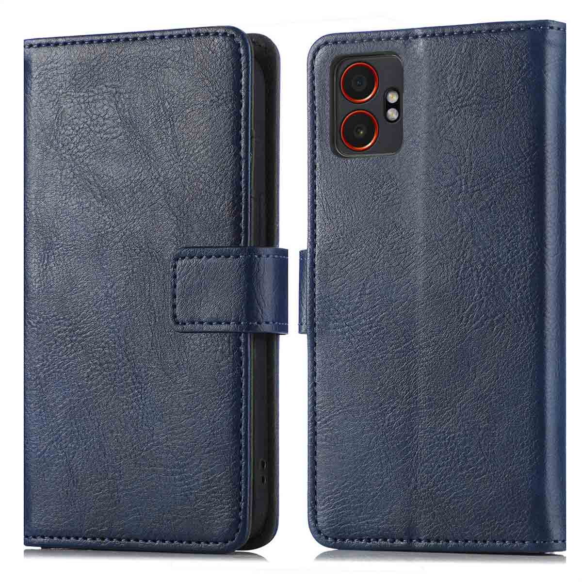 imoshion Luxe Bookcase voor de Samsung Galaxy Xcover 7 Pro - Donkerblauw