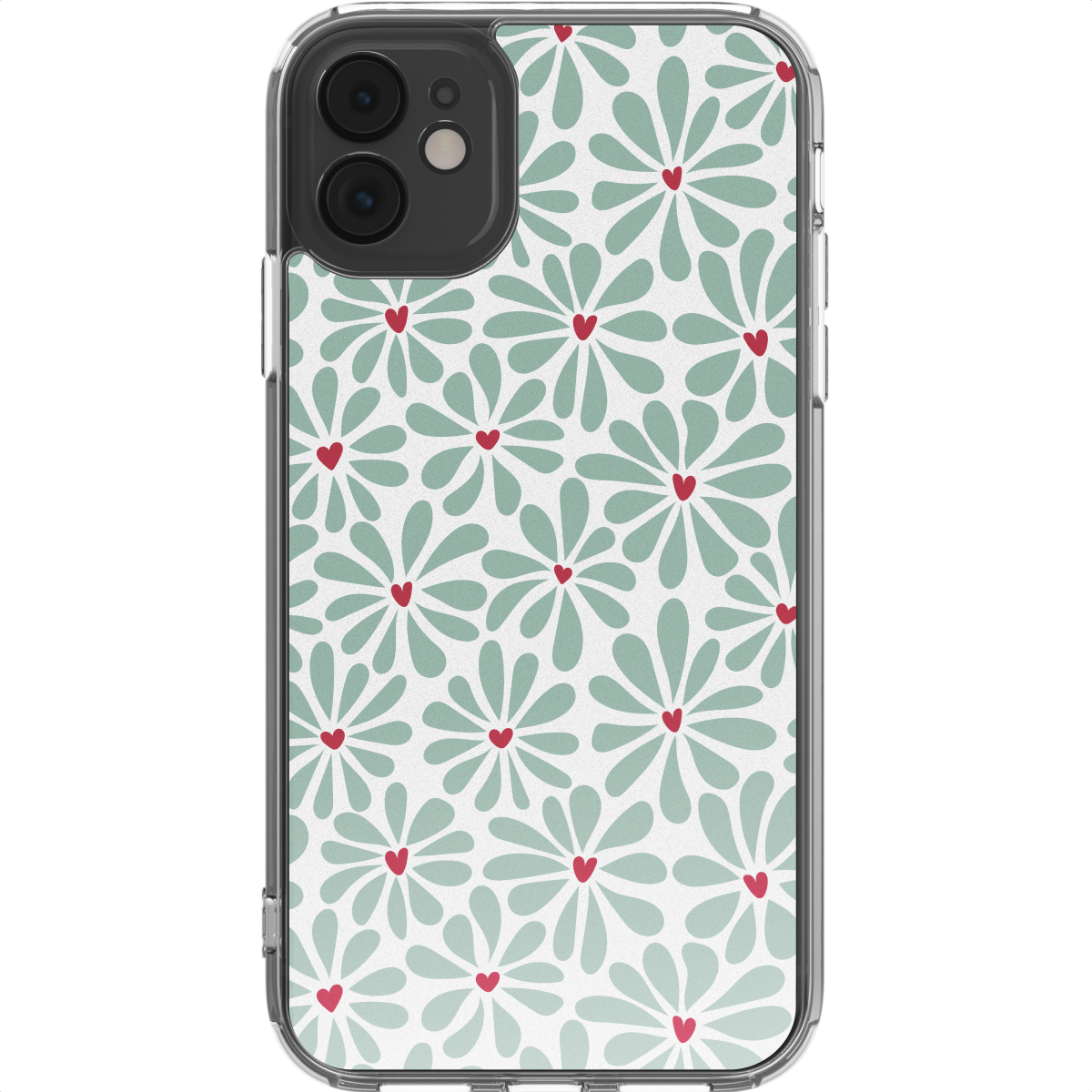 imoshion Design hoesje voor de Apple iPhone 11 - Bloom Love Sage Green