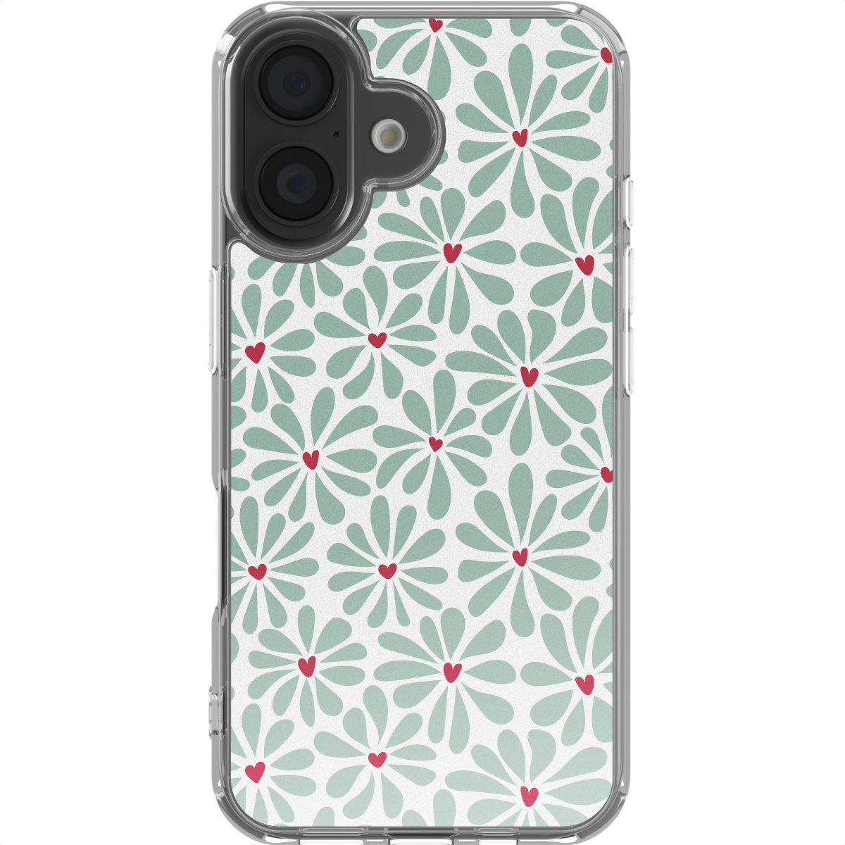 imoshion Design hoesje voor de Apple iPhone 16 - Bloom Love Sage Green
