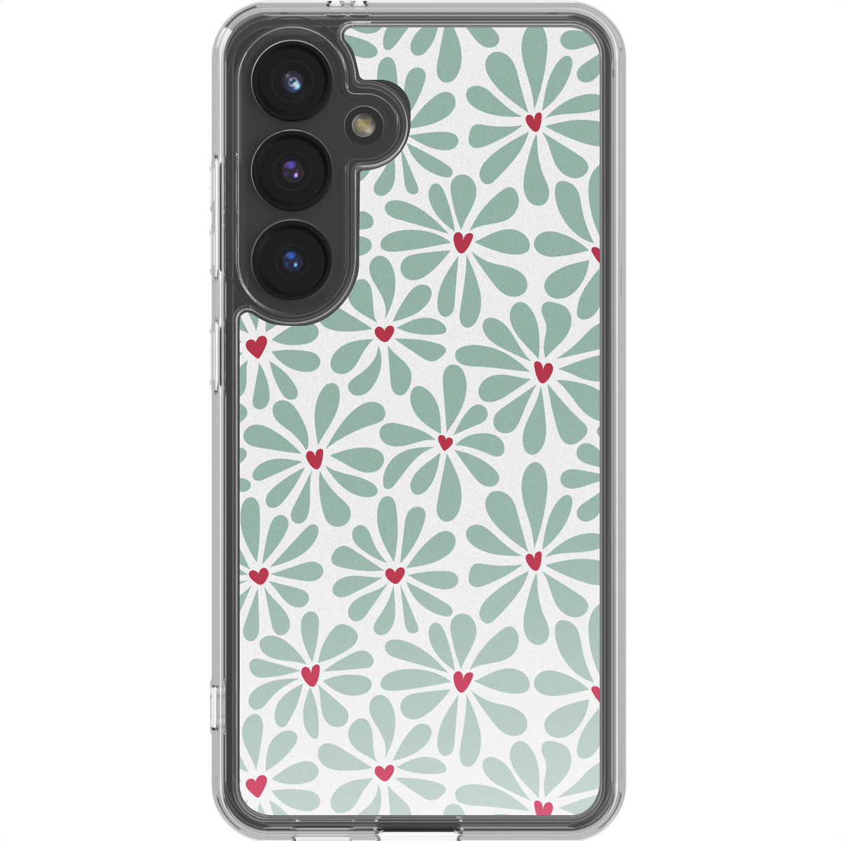 imoshion Design hoesje voor de Samsung Galaxy S24 - Bloom Love Sage Green