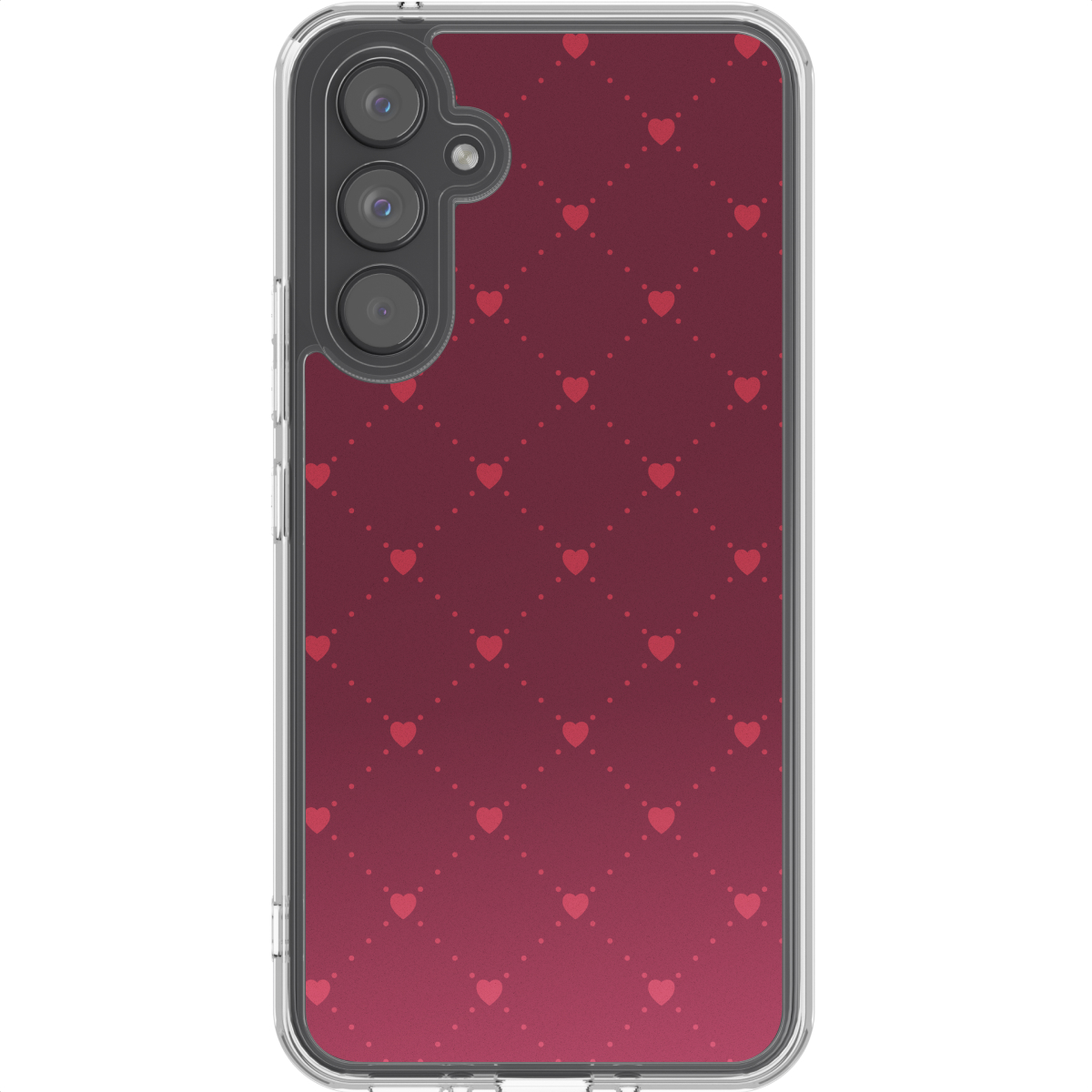 imoshion Design hoesje voor de Samsung Galaxy A54 (5G) - Crush Check Coral Dust