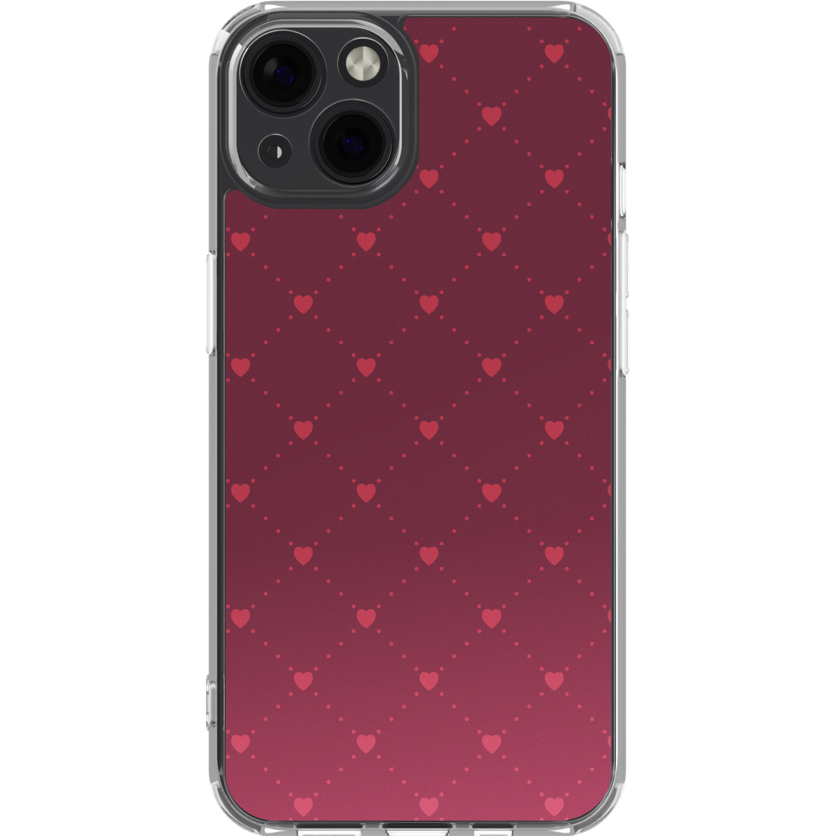 imoshion Design hoesje voor de Apple iPhone 13 - Crush Check Coral Dust