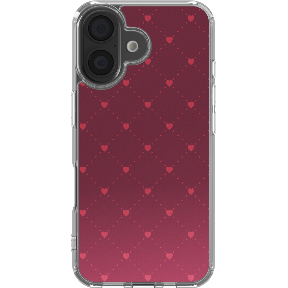 imoshion Design hoesje voor de Apple iPhone 16 - Crush Check Coral Dust