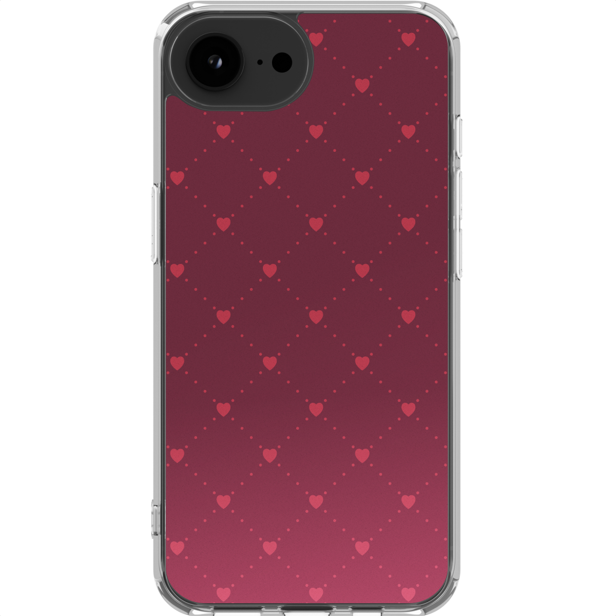 imoshion Design hoesje voor de Apple iPhone 17e / 16e - Crush Check Coral Dust
