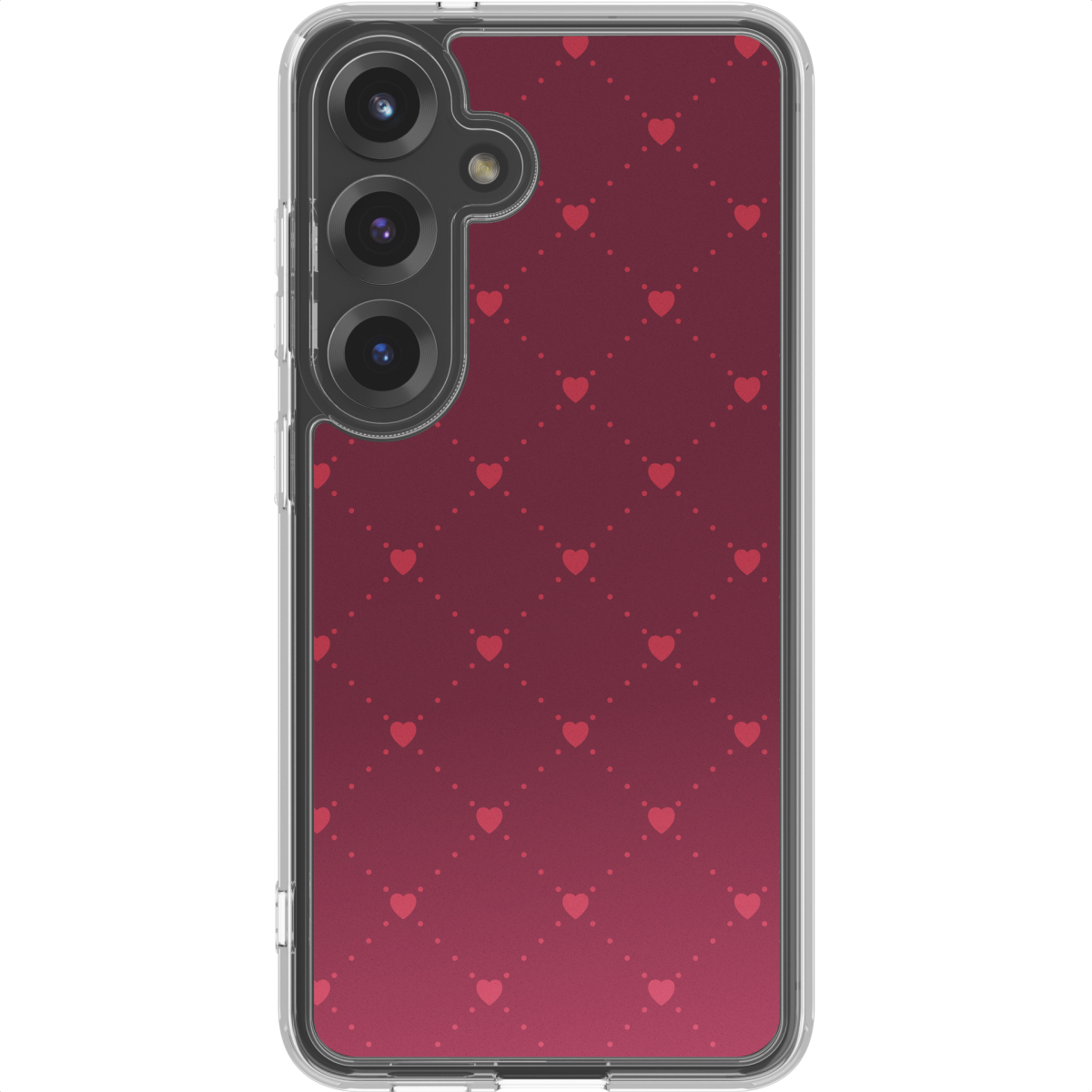 imoshion Design hoesje voor de Samsung Galaxy S25 - Crush Check Coral Dust