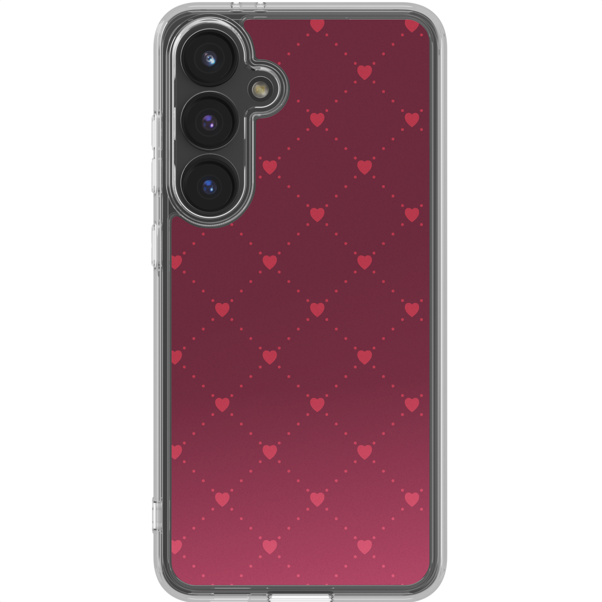 imoshion Design hoesje voor de Samsung Galaxy S24 FE - Crush Check Coral Dust