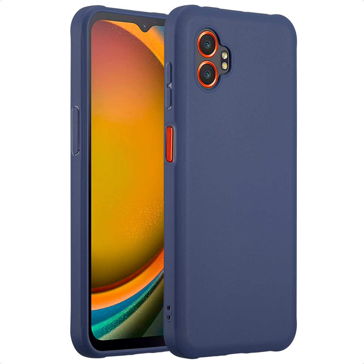imoshion Coque Couleur Samsung Galaxy Xcover 7 Pro - Bleu foncé