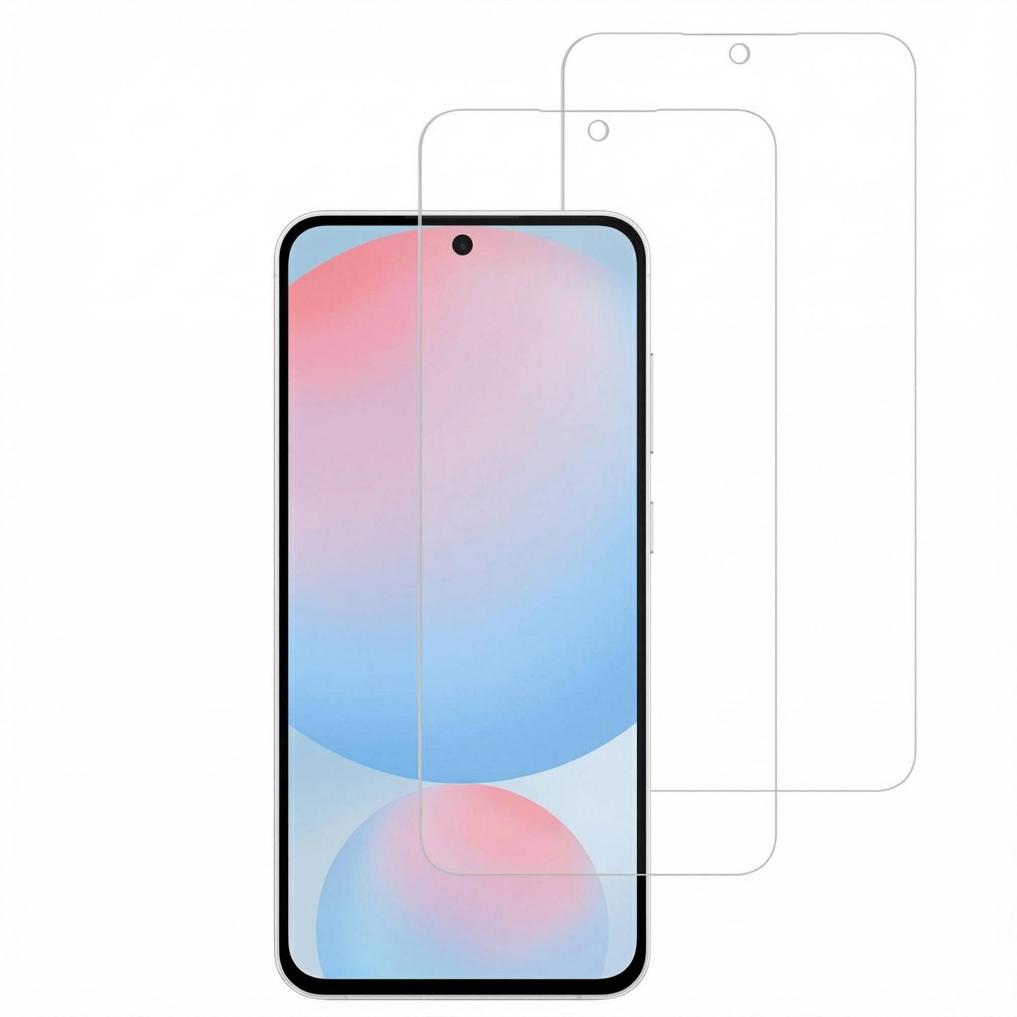 Accezz Gehard Glas Screenprotector 2-pack voor de Samsung Galaxy S26 FE / S25 FE