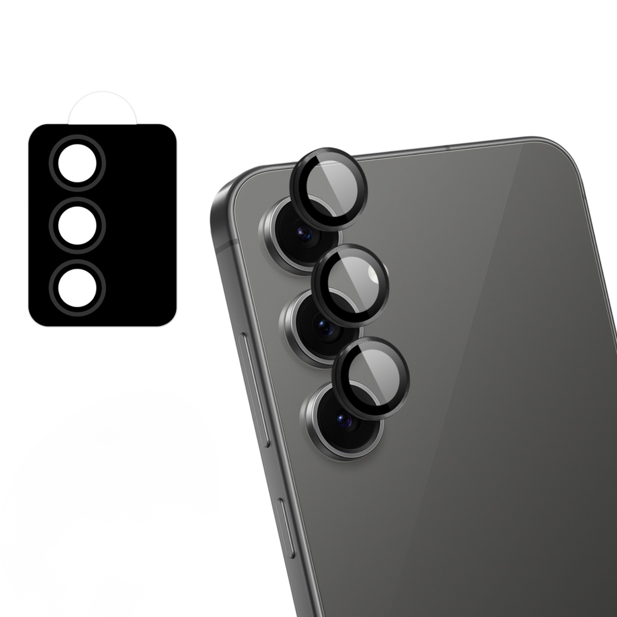 imoshion 2 Pack Camera lens protector voor de Samsung Galaxy S25 FE - Zwart
