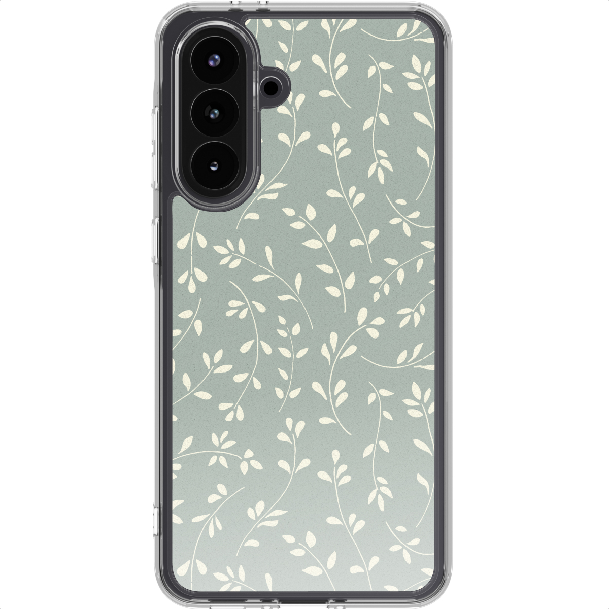 imoshion Design hoesje voor de Samsung Galaxy A36 - Smoke Green Flowers