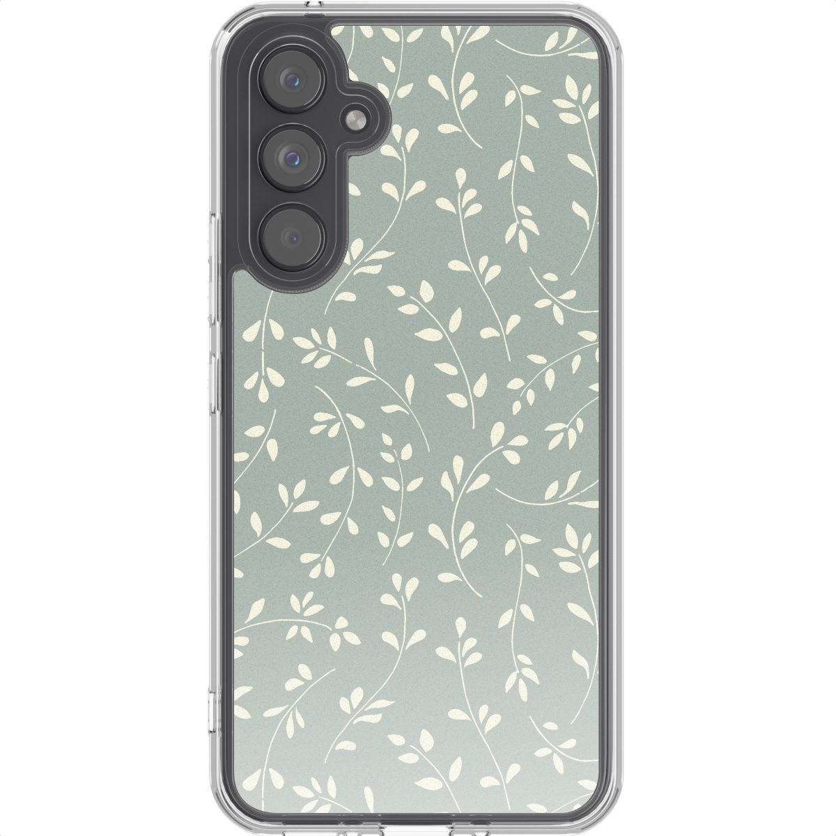 imoshion Design hoesje voor de Samsung Galaxy A54 (5G) - Smoke Green Flowers
