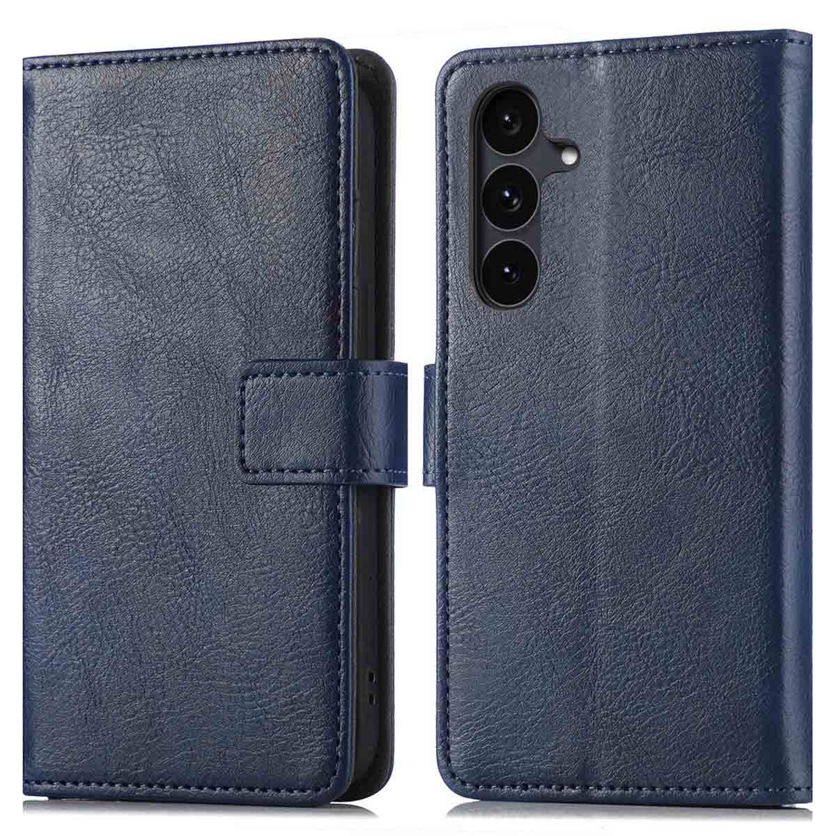 imoshion Luxe Bookcase voor de Samsung Galaxy S25 FE - Donkerblauw