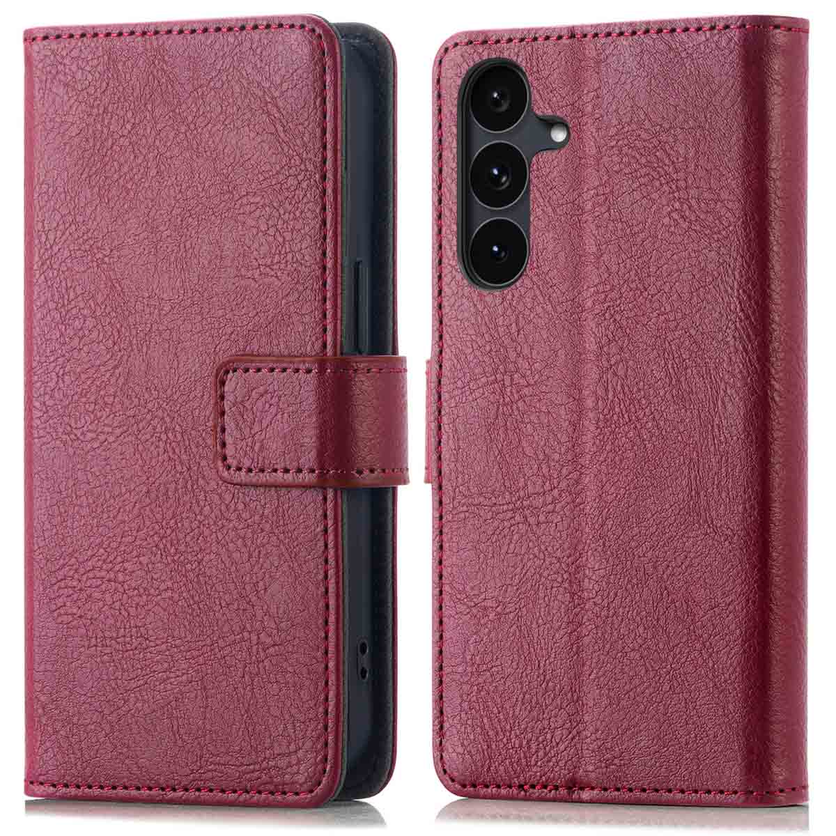 imoshion Luxe Bookcase voor de Samsung Galaxy S25 FE - Bordeaux