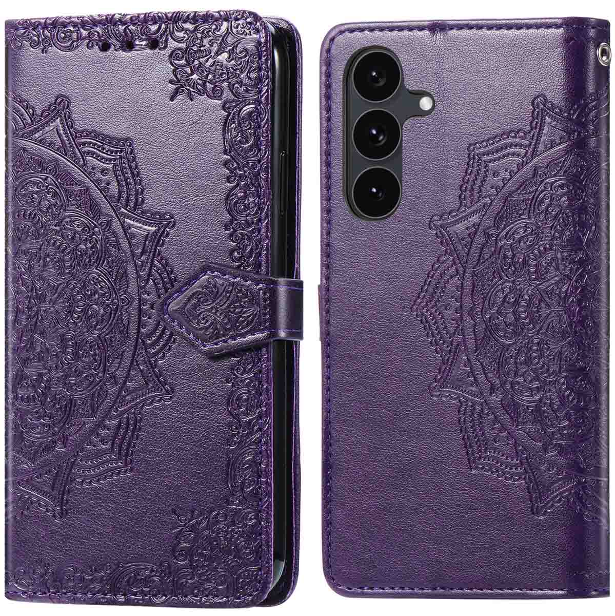 imoshion Mandala Bookcase voor de Samsung Galaxy S25 FE - Paars