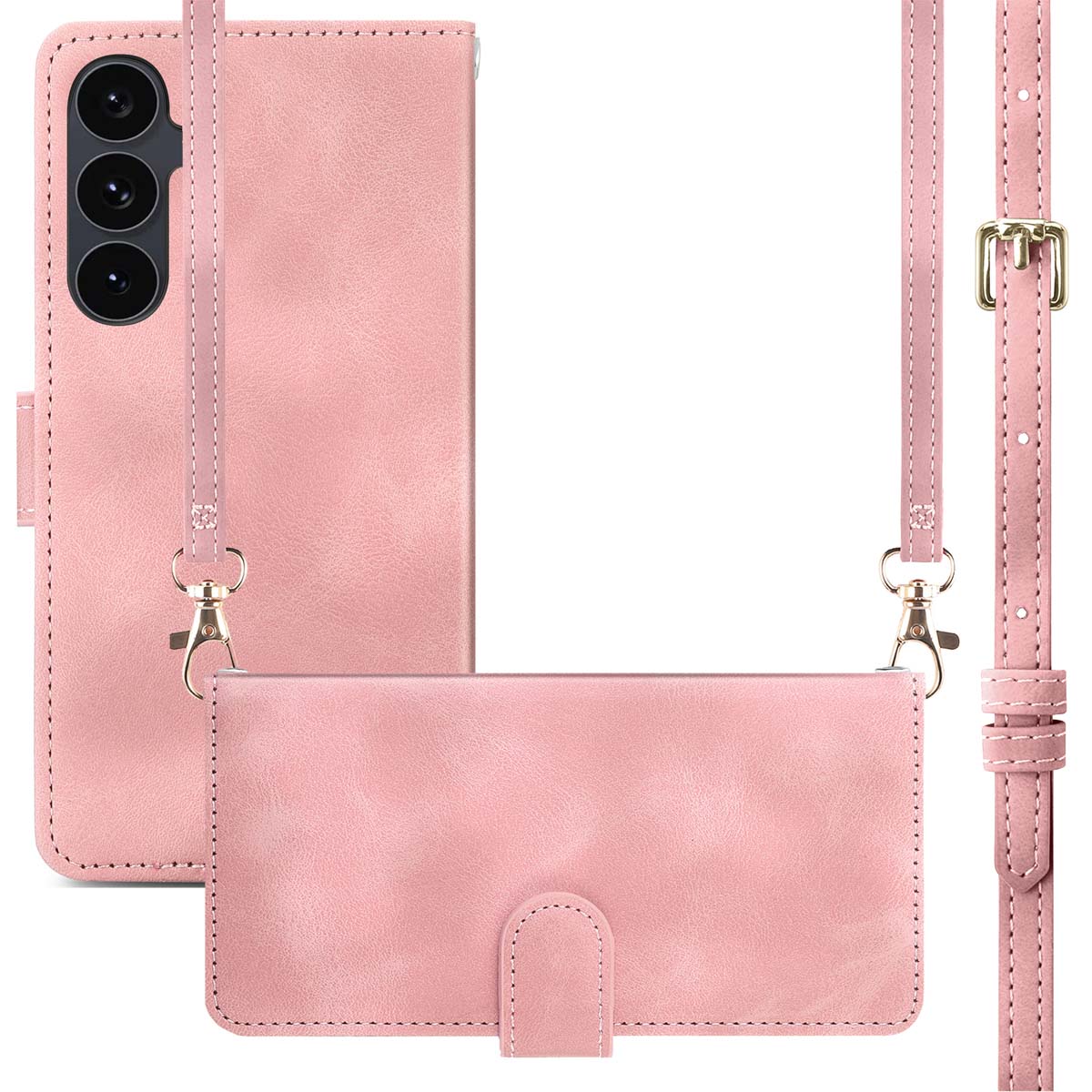 imoshion Bookcase met koord voor de Samsung Galaxy S25 FE - Roze
