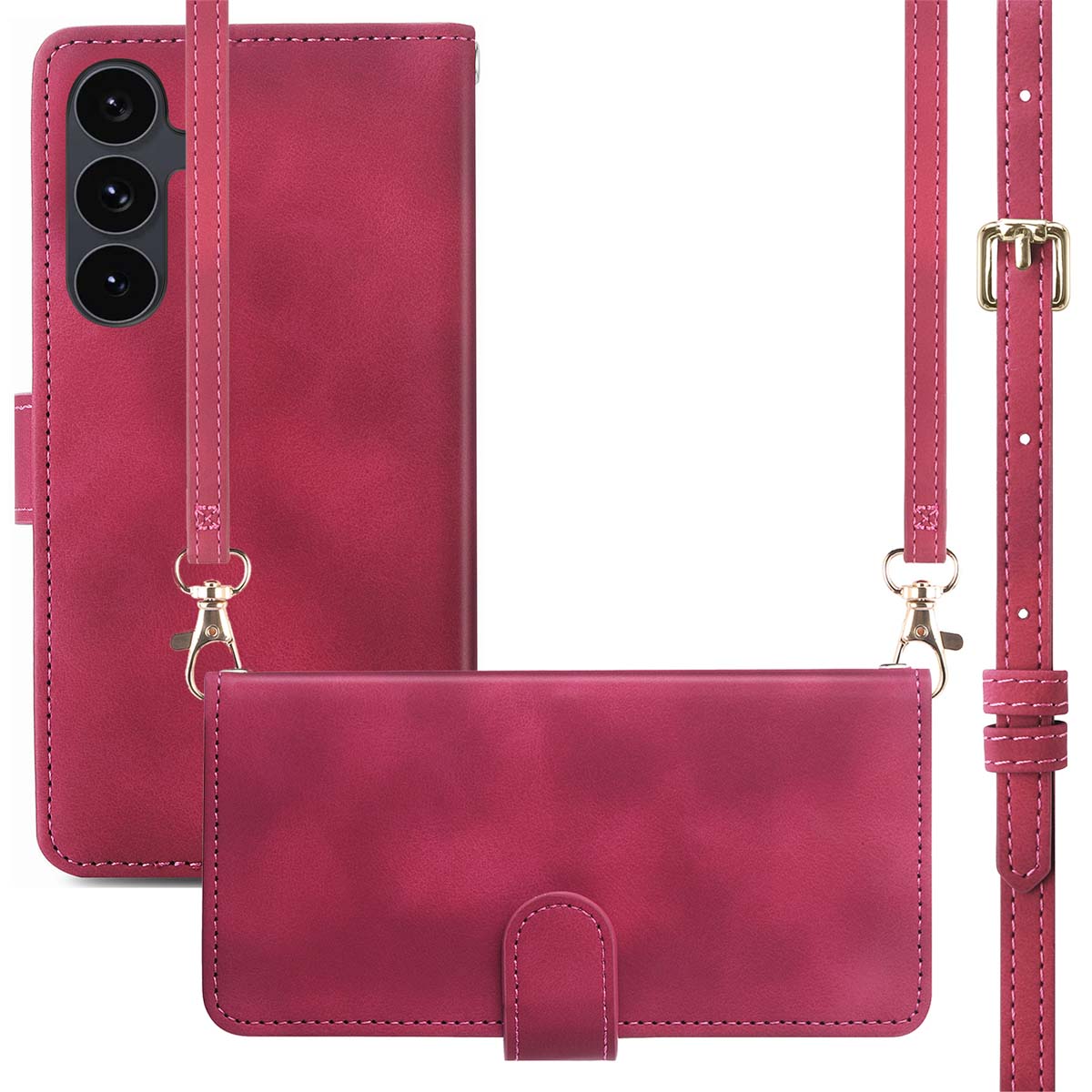 imoshion Bookcase met koord voor de Samsung Galaxy S25 FE - Rood