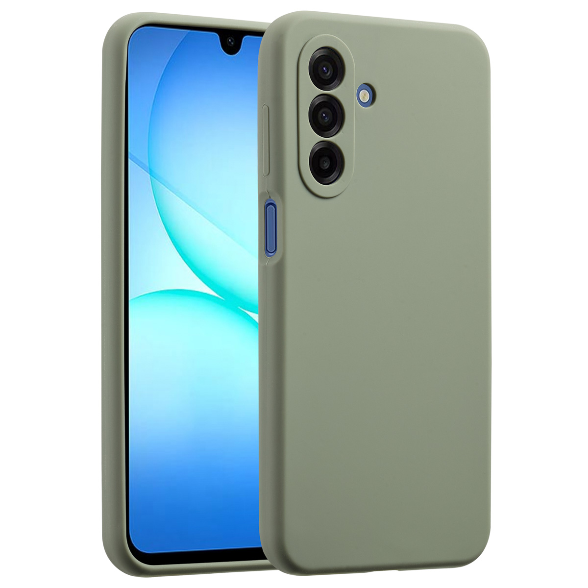 Accezz Liquid Silicone Backcover voor de Samsung Galaxy A17 (5G) / (4G) - Cooper Green
