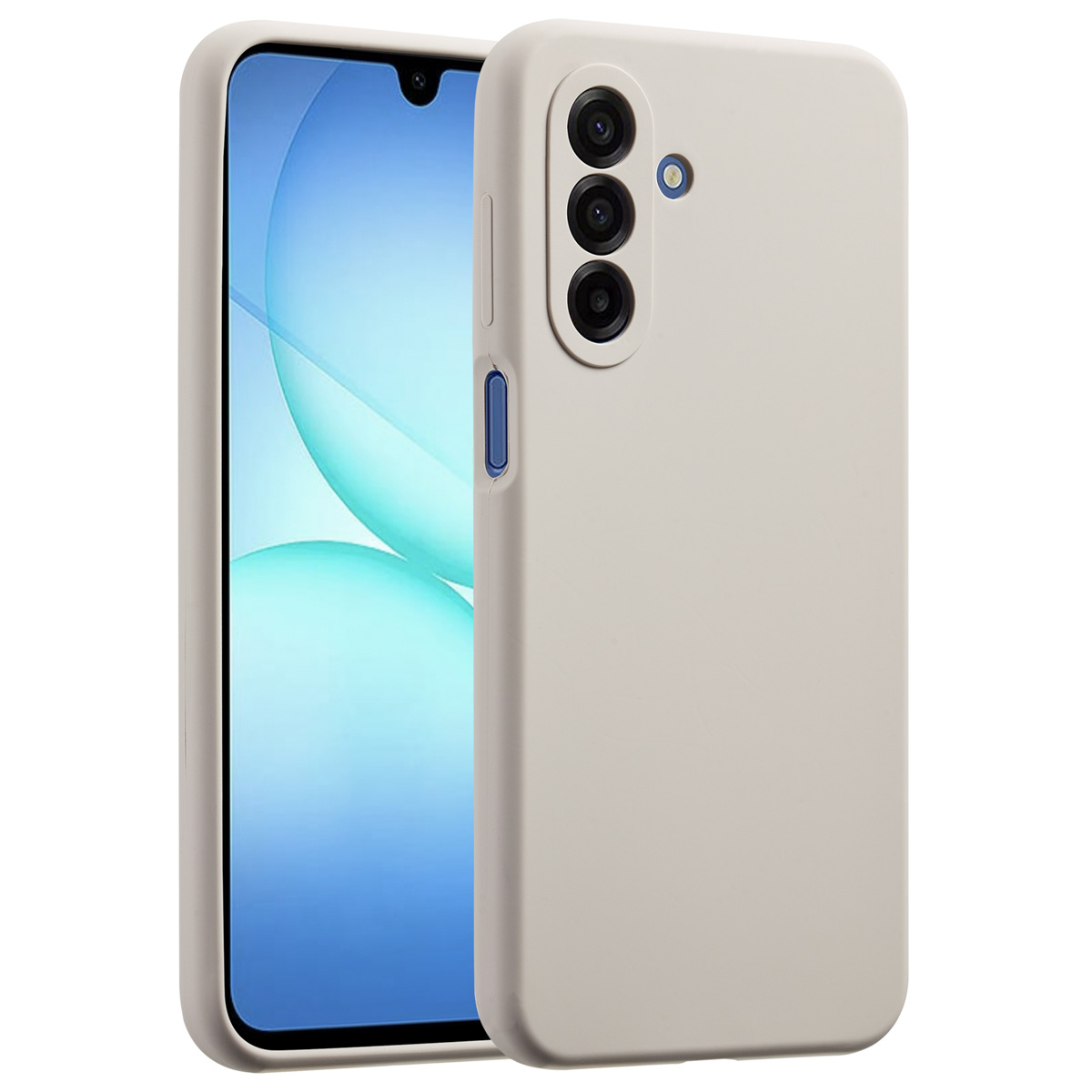 Accezz Coque Liquid Silicone Samsung Galaxy A17 (5G) / (4G) - Stone
