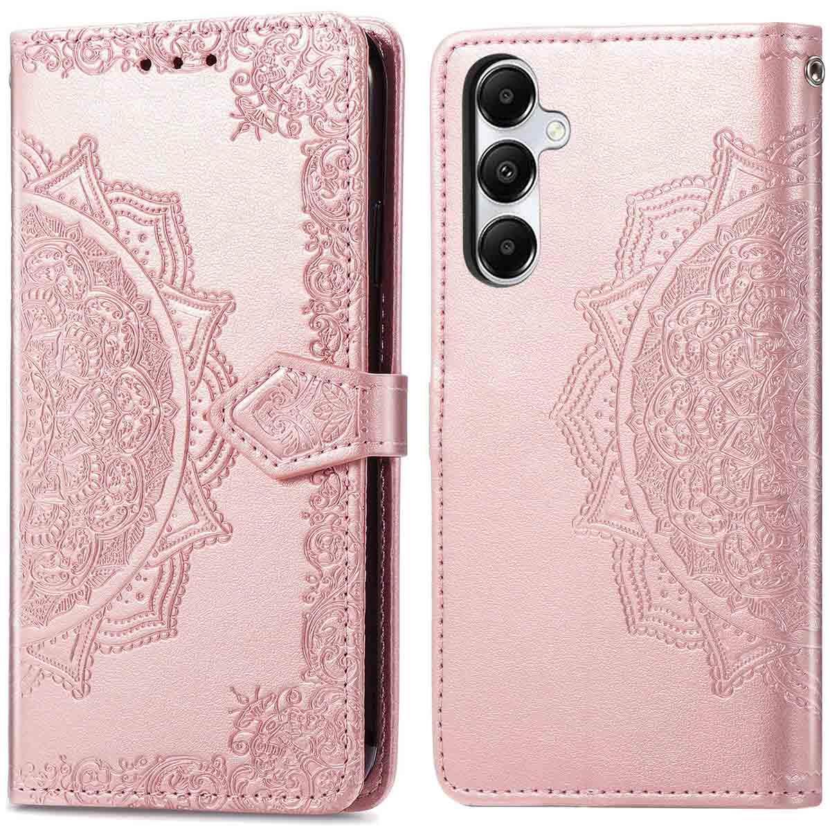 imoshion Mandala Bookcase voor de Samsung Galaxy A17 (5G) / (4G) - Rosé Goud