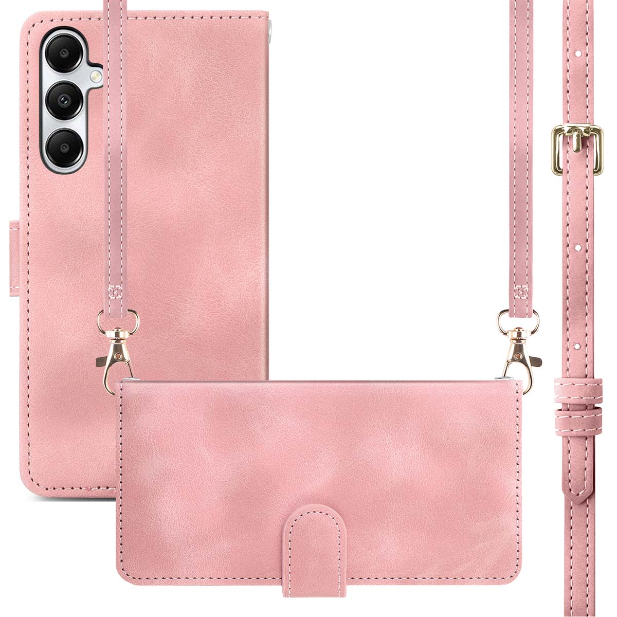 imoshion Bookcase met koord voor de Samsung Galaxy A17 (5G) / (4G) - Roze