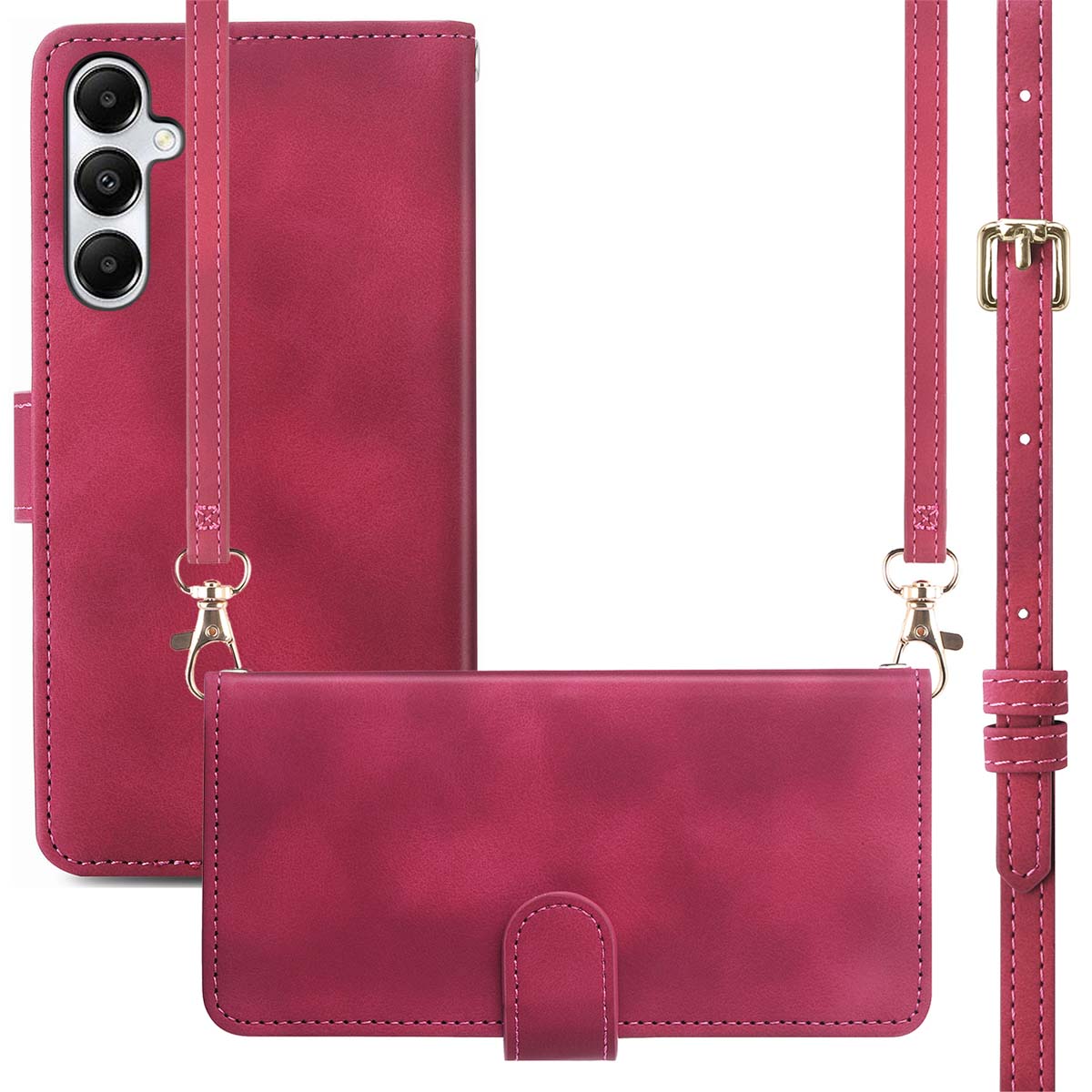 imoshion Bookcase met koord voor de Samsung Galaxy A18 / A17 - Rood