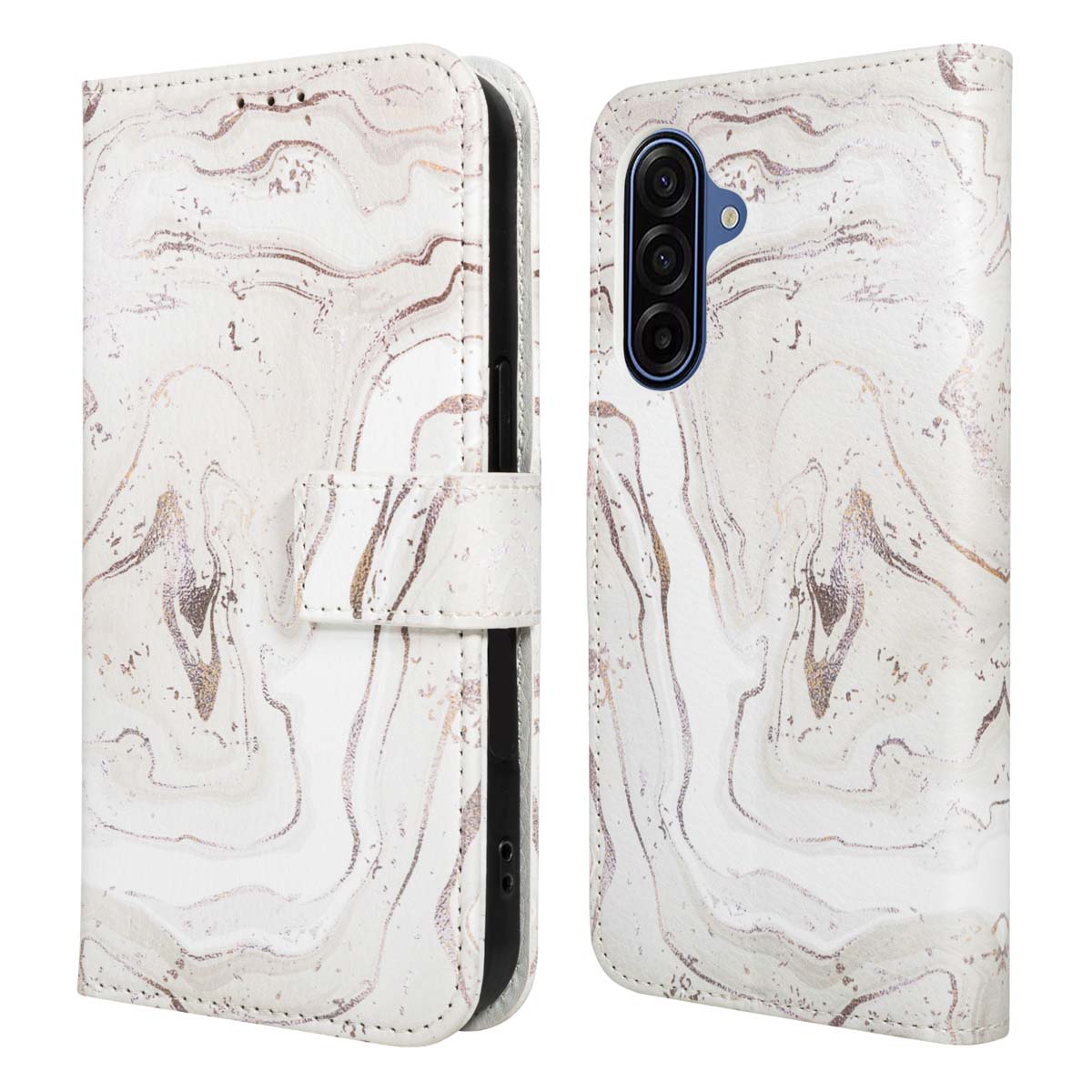 imoshion Design Bookcase voor de Samsung Galaxy A17 (5G) / (4G) - Sandy Marble