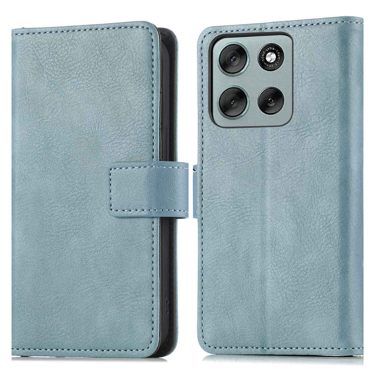 imoshion Luxe Bookcase voor de Motorola Moto G56 - Lichtblauw