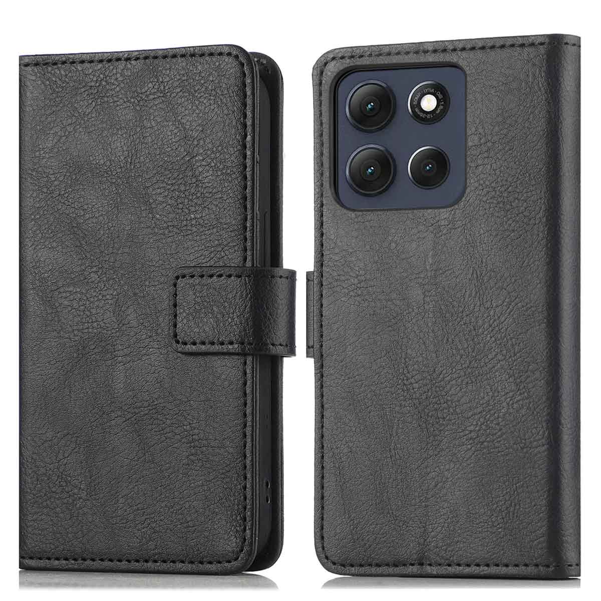 imoshion Luxe Bookcase voor de Motorola Moto G86 - Zwart