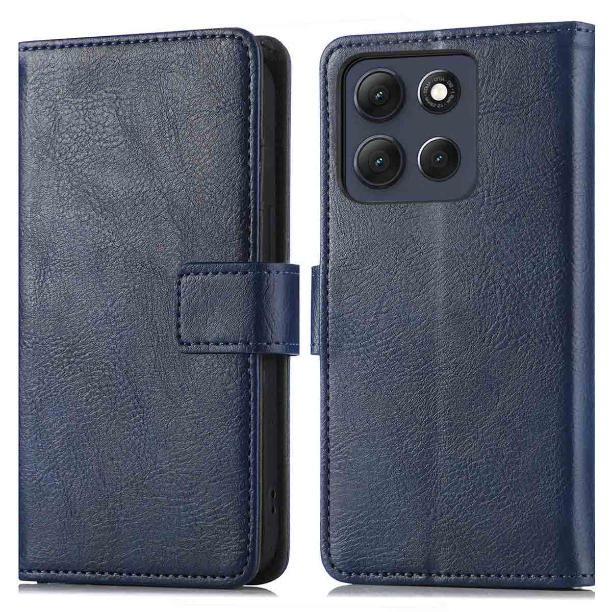 imoshion Luxe Bookcase voor de Motorola Moto G86 - Donkerblauw