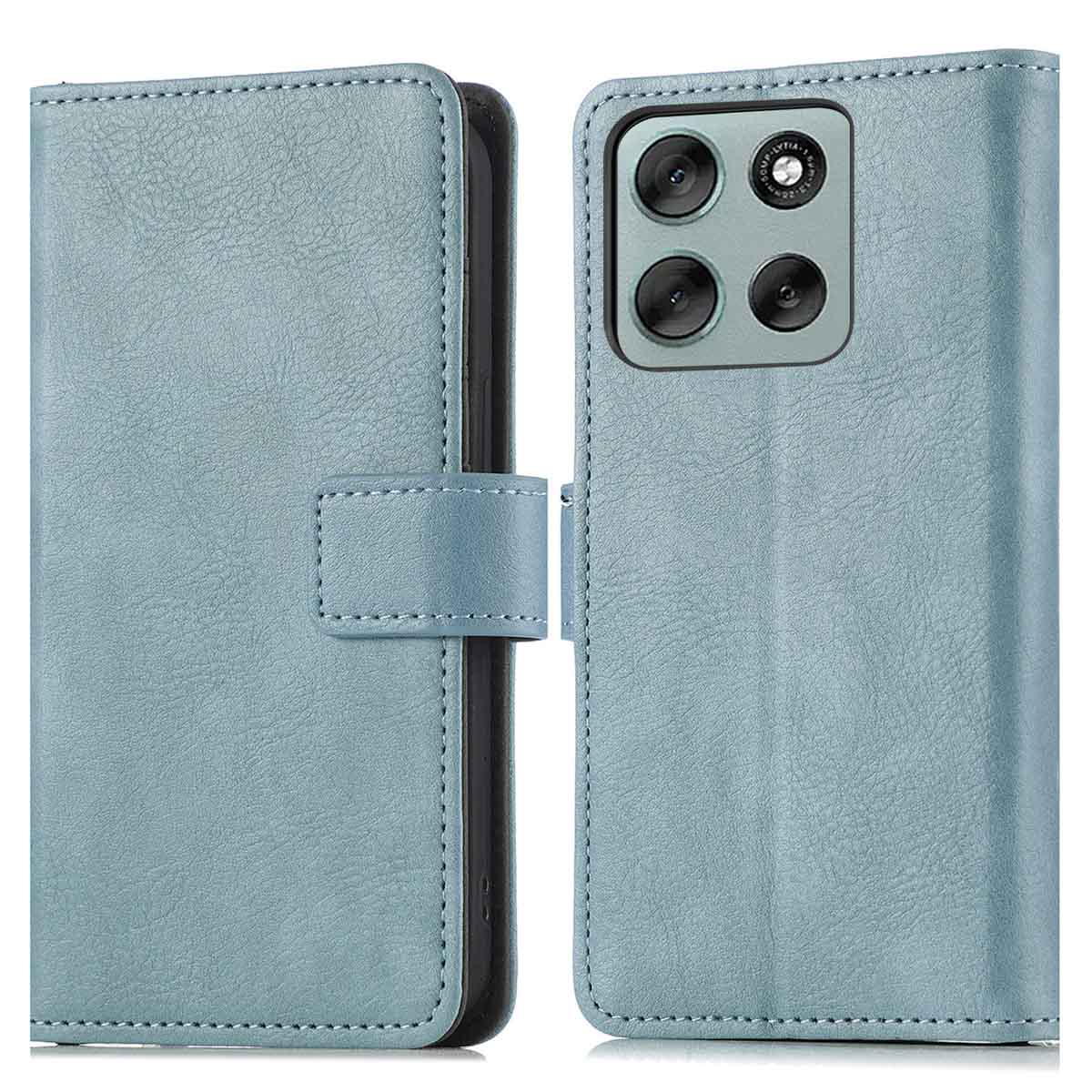 imoshion Luxe Bookcase voor de Motorola Moto G86 Power - Lichtblauw