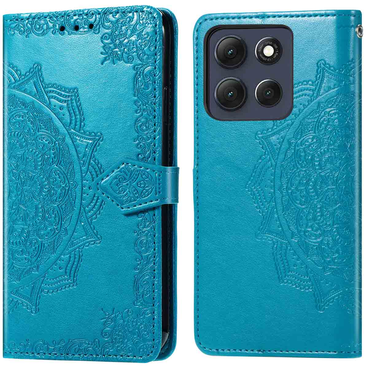 imoshion Mandala Bookcase voor de Motorola Moto G86 Power - Turquoise