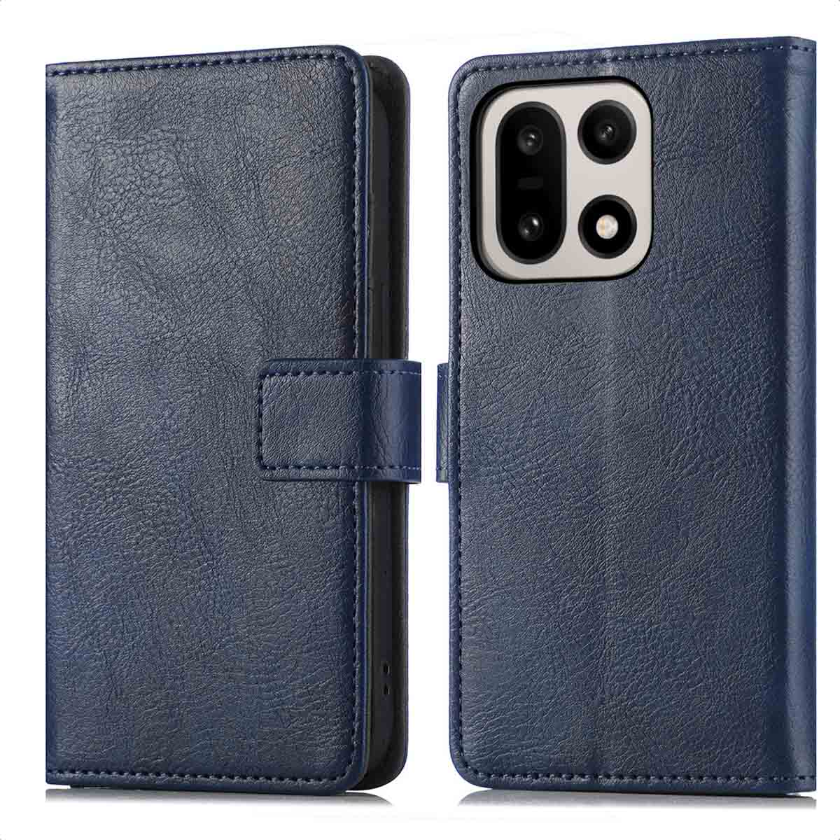 imoshion Luxe Bookcase voor de OnePlus 15 - Donkerblauw