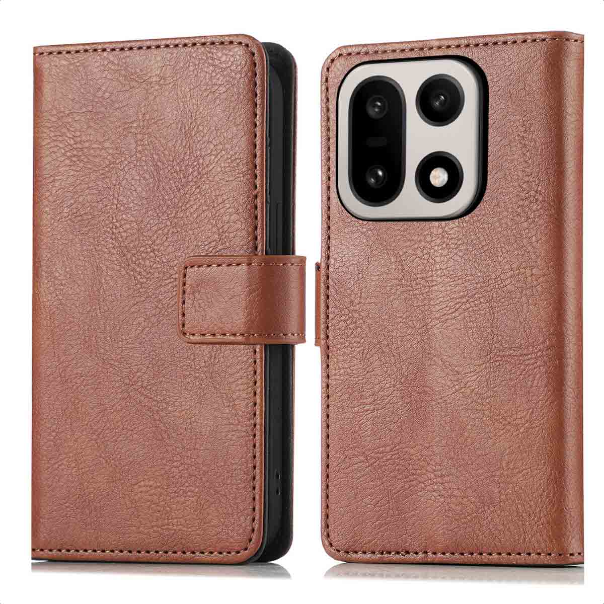 imoshion Luxe Bookcase voor de OnePlus 15 - Bruin