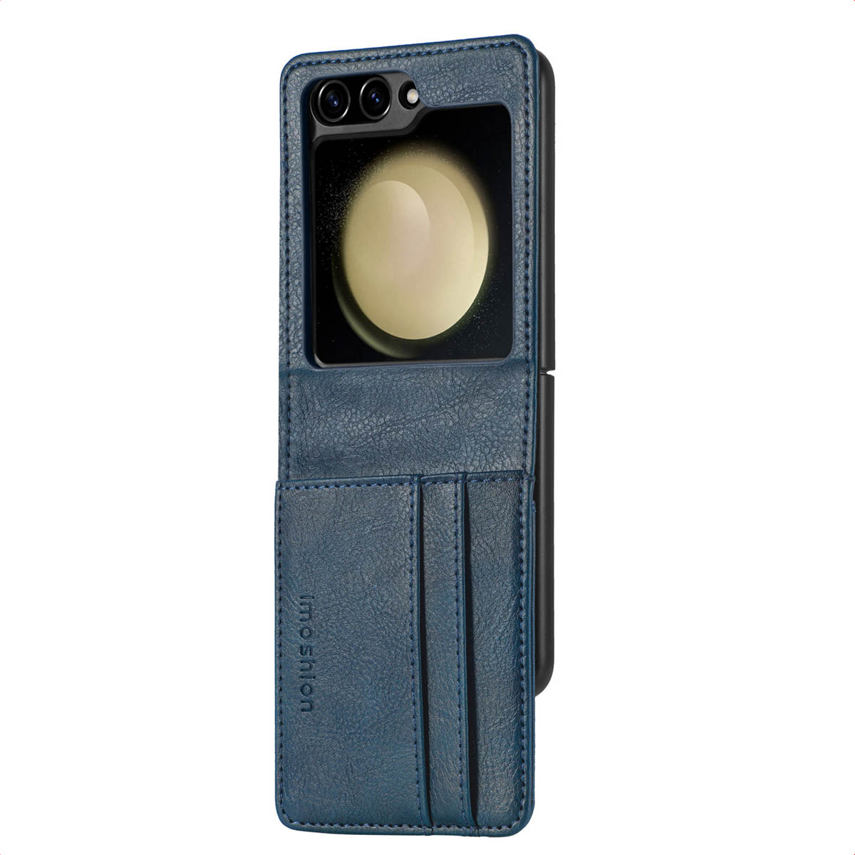 imoshion Luxe Bookcase voor de Samsung Galaxy Z Flip 7 FE - Donkerblauw