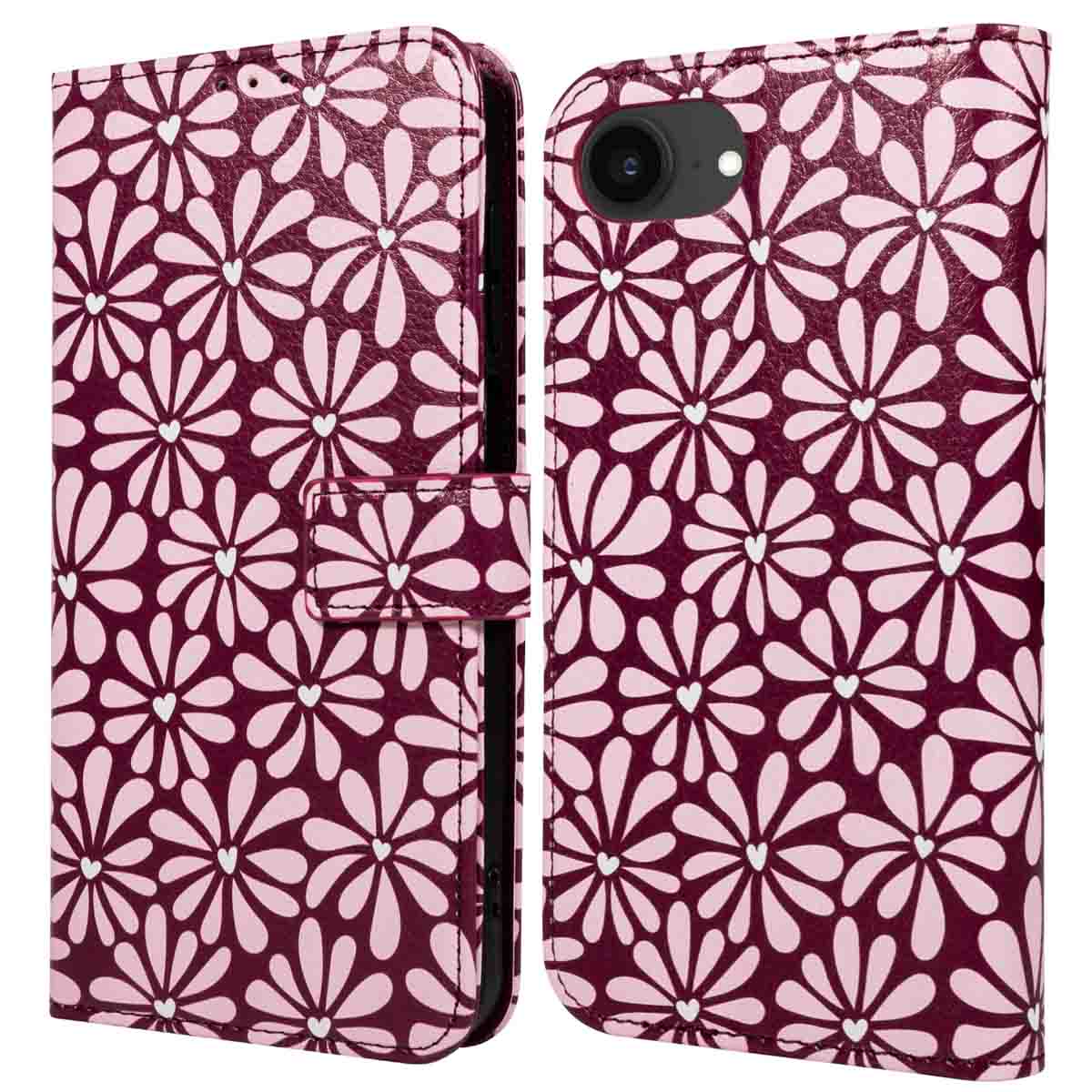 imoshion Design Bookcase voor de Apple iPhone 17e / 16e - Bloom Love Blush