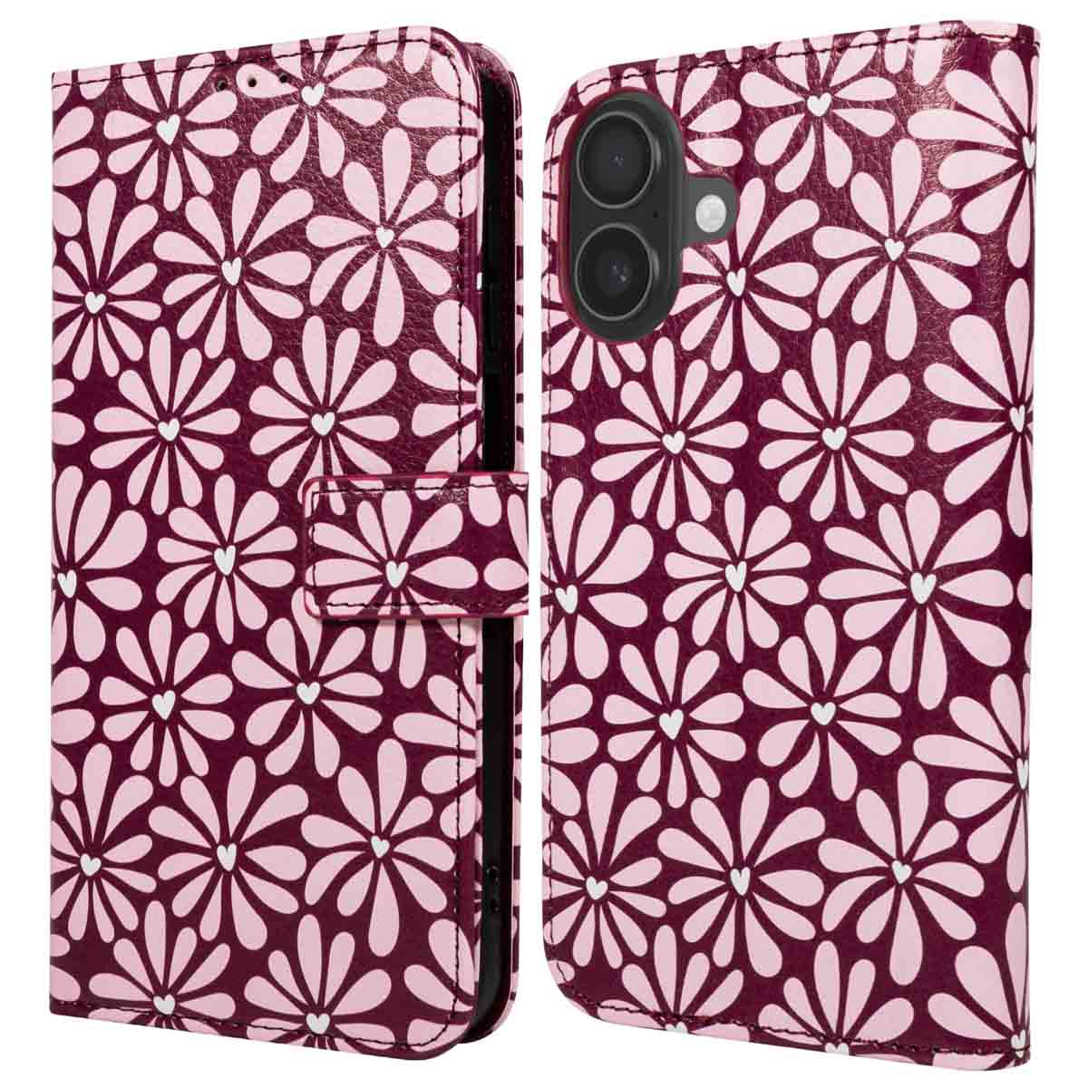 imoshion Design Bookcase voor de Apple iPhone 17 - Bloom Love Blush