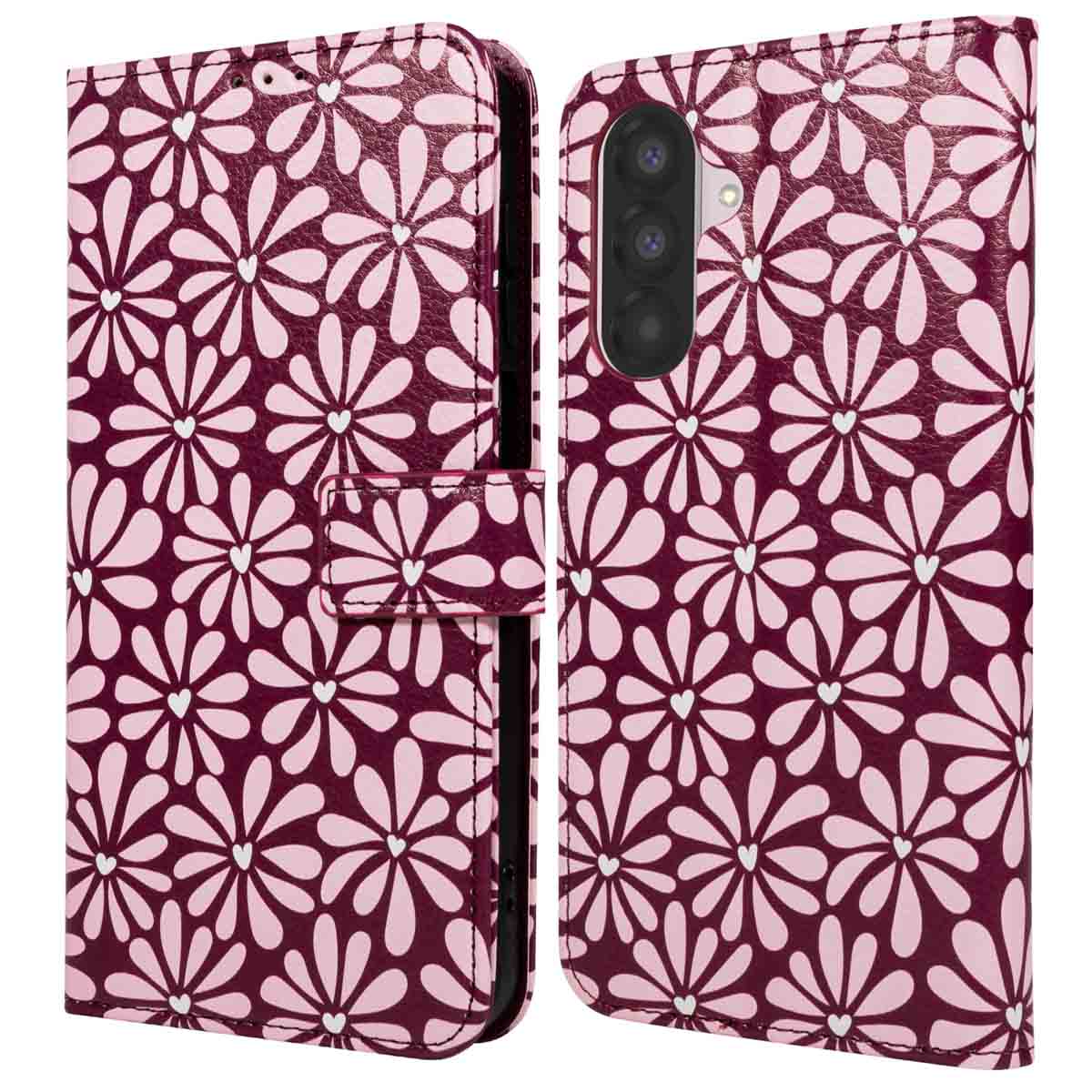imoshion Design Bookcase voor de Samsung Galaxy A17 (5G) / (4G) - Bloom Love Blush