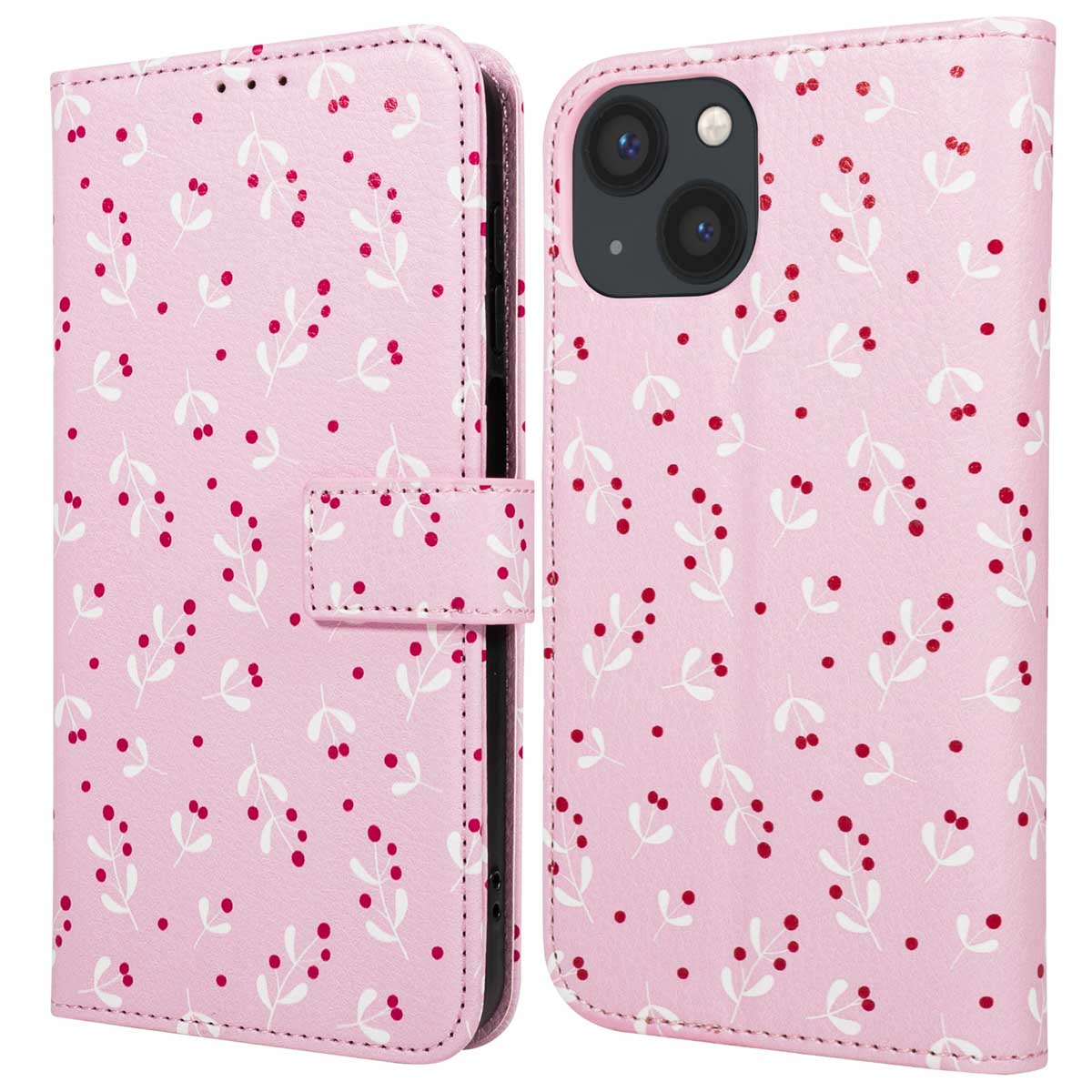 imoshion Design Bookcase voor de Apple iPhone 14 - Blush Berries