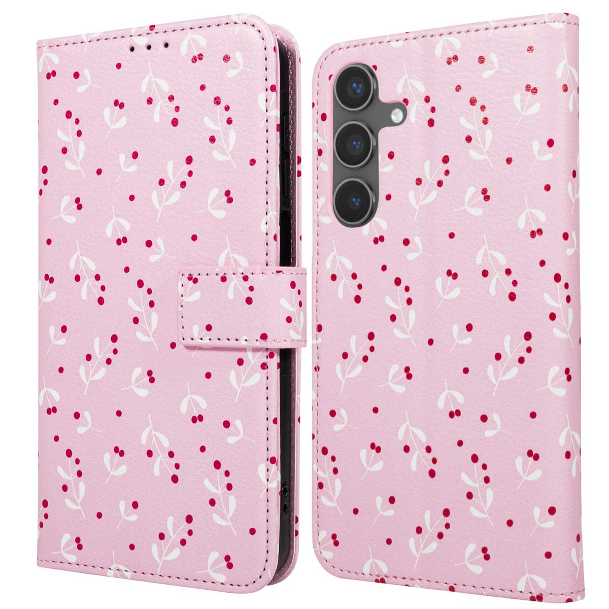imoshion Design Bookcase voor de Samsung Galaxy S24 - Blush Berries