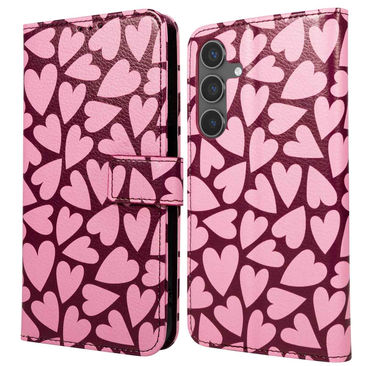 imoshion Design Bookcase voor de Samsung Galaxy S25 - Hearty Blush