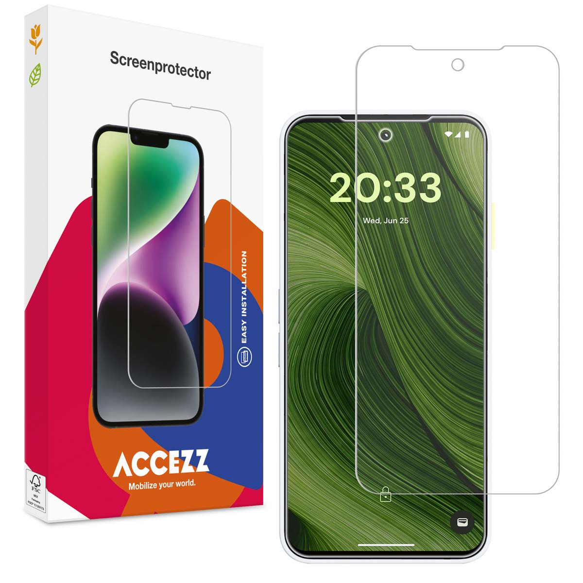 Accezz Gehard Glas Screenprotector voor de Fairphone 6