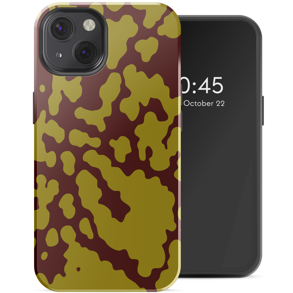 Selencia Coque arrière Vivid avec MagSafe Apple iPhone 13 - Moo'd Olive Dust