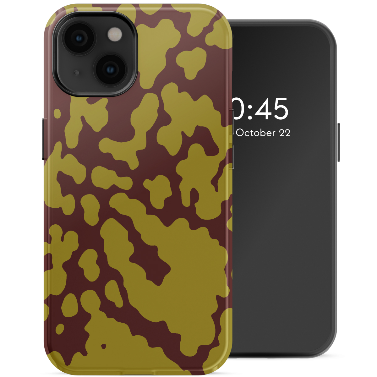Selencia Vivid Backcover met MagSafe voor de Apple iPhone 14 - Moo'd Olive Dust