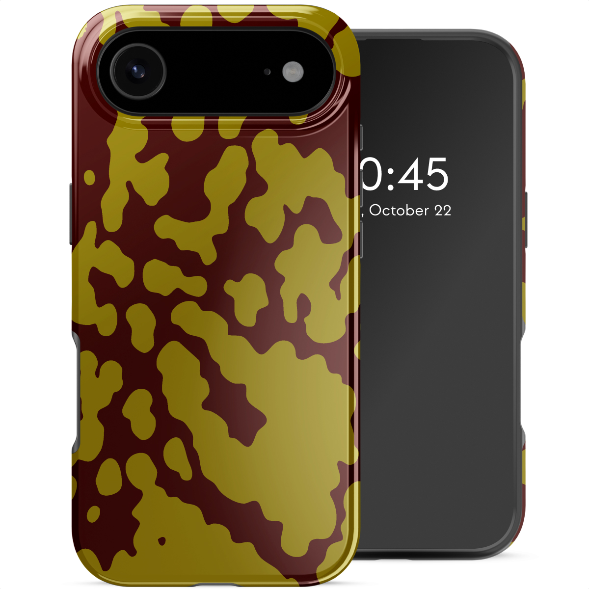 Selencia Coque arrière Vivid avec MagSafe Apple iPhone Air - Moo'd Olive Dust