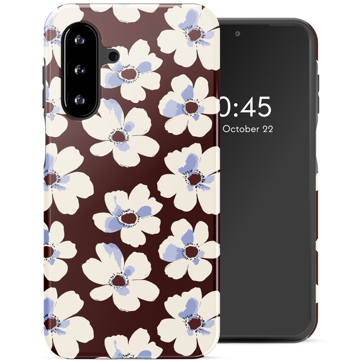 Selencia Coque arrière Vivid Samsung Galaxy A17 (5G) / (4G) - Choco Flower Pop