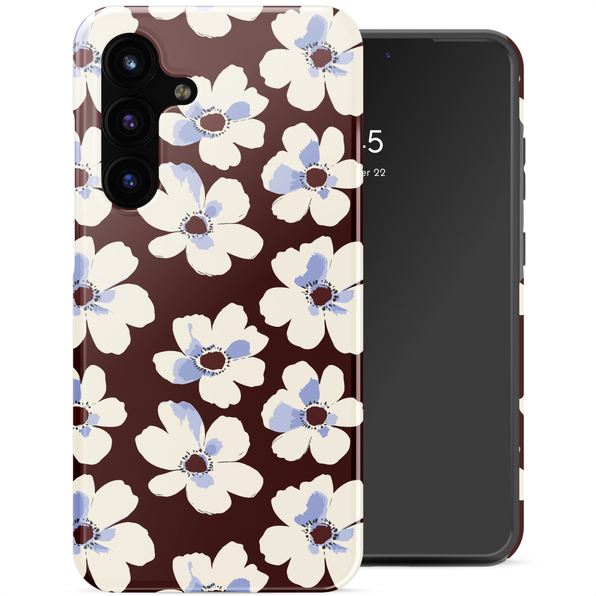 Selencia Coque arrière Vivid Samsung Galaxy S25 FE - Choco Flower Pop