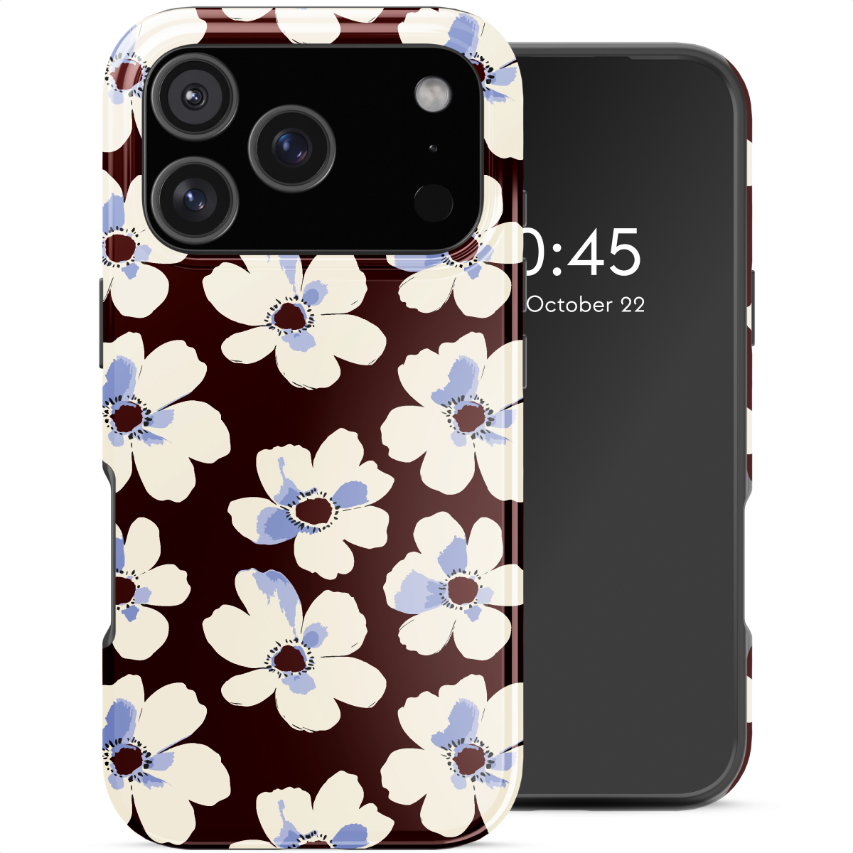Selencia Vivid Backcover met MagSafe voor de Apple iPhone 17 Pro - Choco Flower Pop